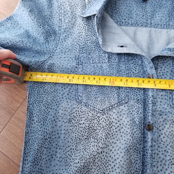 Vans light denim button down shirt size S - Picture 13 of 13